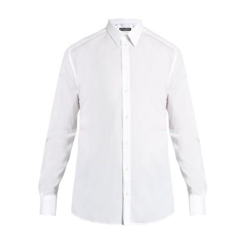 Dolce&Gabbana Gold White Dress Shirt